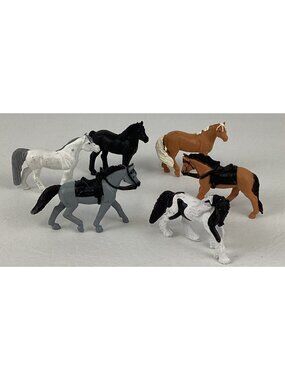 Safari Ltd Winners Circle Horses 2" Figure Lot Buckskin Colt Lipizzaner Palomino